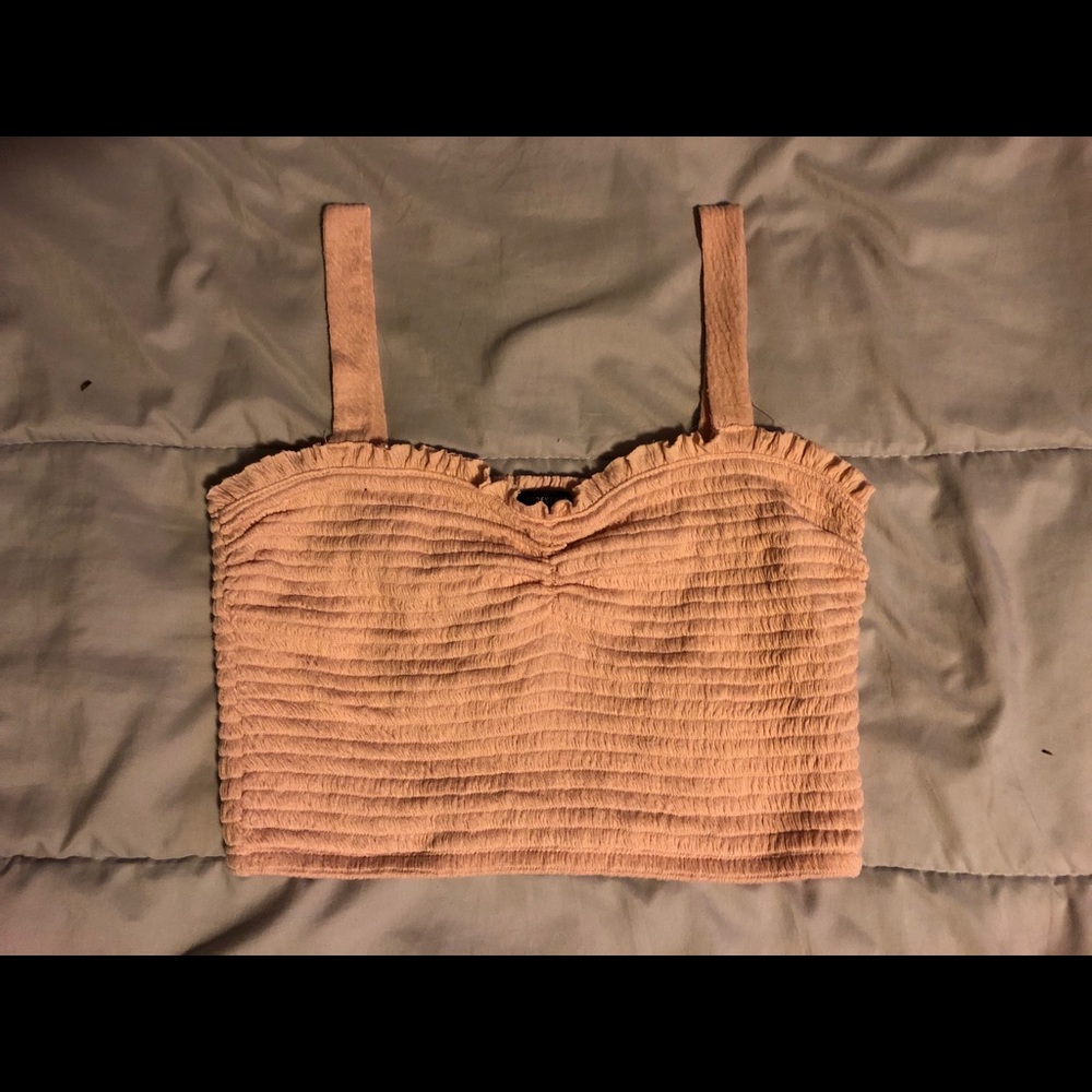 Pink crop top